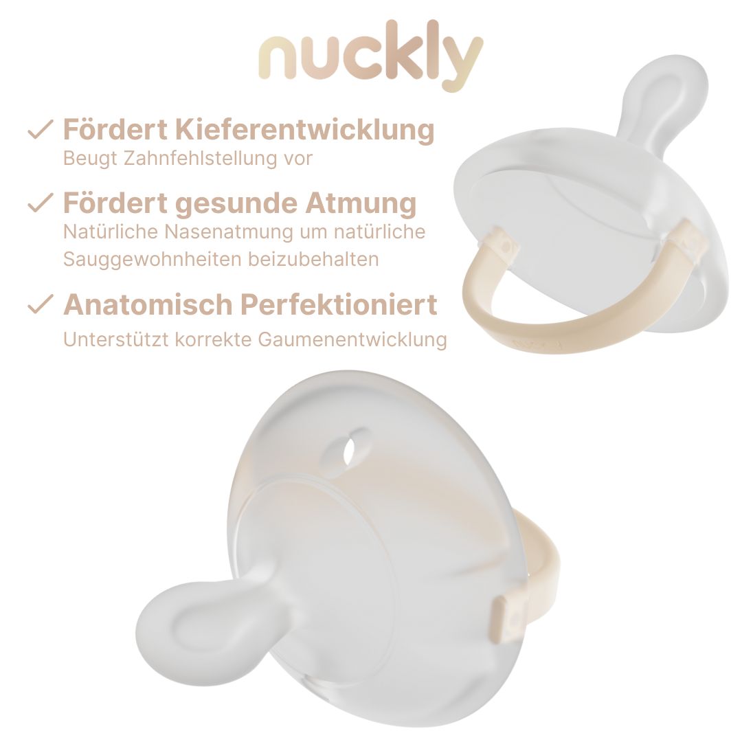 Nuckly Comfort Box / 2x Nuckly NatureSense + Ratgeber  + Nuckly Case