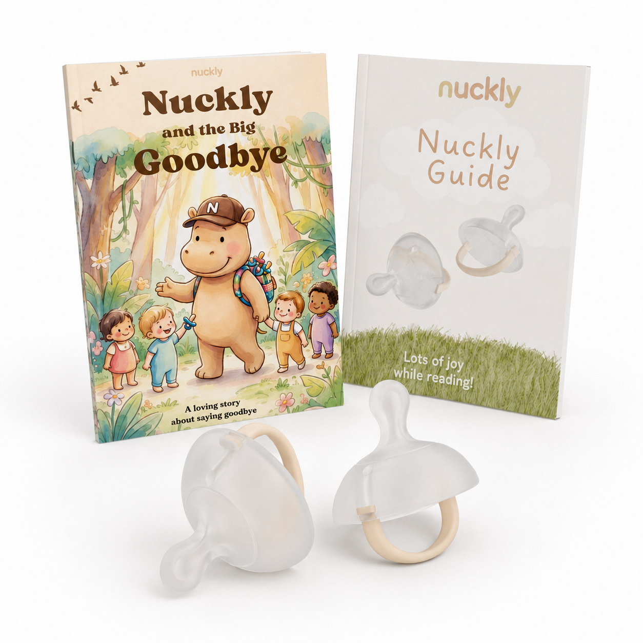 Nuckly Starter Set 2x Nuckly including guide & weaning book